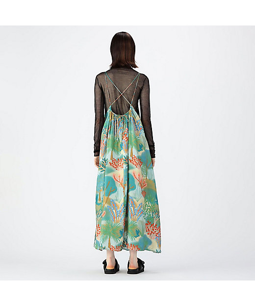 CABaN シルクツイル LA GRAND FORESTプリント CABaN シルクツイル LA GRAND FORESTプリント