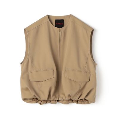 CABaN/キャバン ウールギャバジン バルーンジレ 43ベージュ トップス【三越伊勢丹/公式】