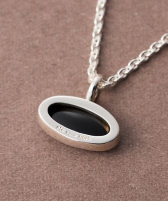 スフィア］ ブラックカルセドニー ネックレス | ete bijoux (Women