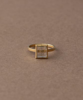 ＜ete bijoux (Women)＞［ジェム］　Ｋ１８ＹＧ　スカポライト　リング