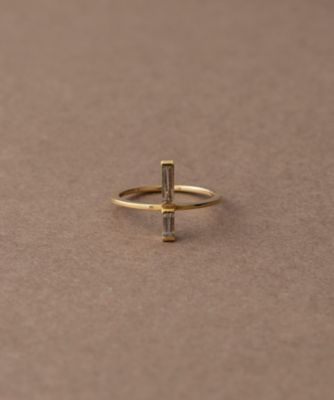 ＜ete bijoux (Women)＞［ジェム］　Ｋ１８ＹＧ　スカポライト　リング