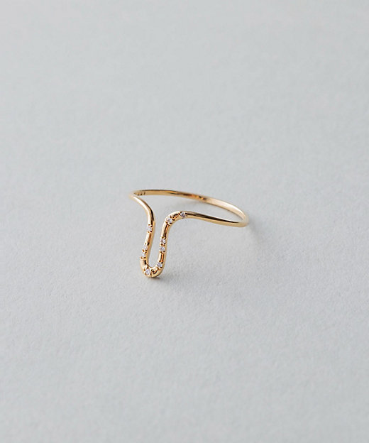 K18YG スキニー ダイヤモンド リング | ete bijoux (Women K18YG スキニー ダイヤモンド リング | ete bijoux (Women