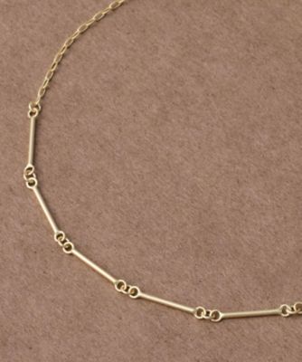 スキニー］ K18YG ダイヤモンド バー ブレスレット | ete bijoux