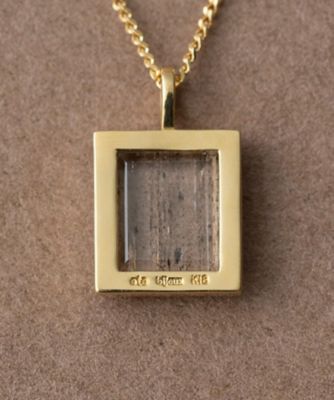 ［ジェム］　Ｋ１８ＹＧ　スカポライト　ネックレス