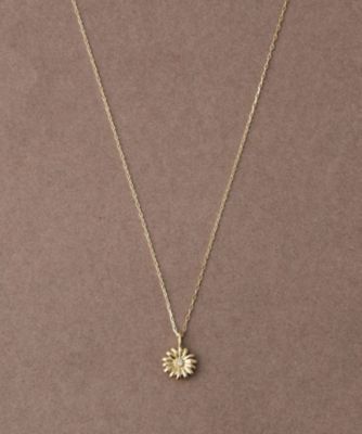 ＜ete bijoux (Women)＞［マーガレット］　Ｋ１８ＹＧ　ダイヤモンド　ネックレス