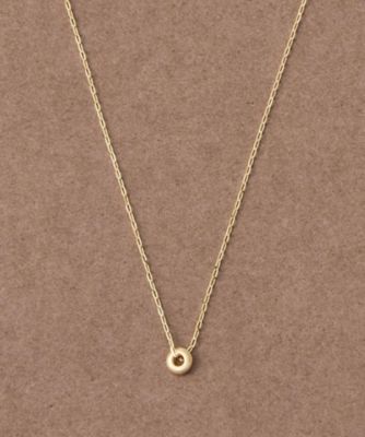 ＜ete bijoux (Women)＞［ヌーヴ］　Ｋ１８ＹＧ　サークル　ネックレス　／Ｏｒｉｇｉｎ