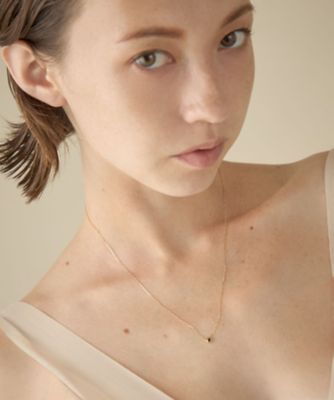 レイヤード］ K18YG ダイヤモンド ネックレス | ete bijoux