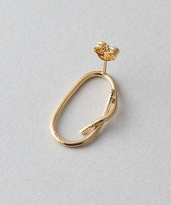 K18YG ドロー ピアス | ete bijoux (Women)/エテ ビジュー | 三越