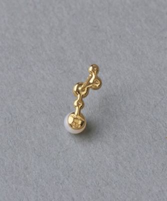 １２月5日迄の出品　ジェイパール　Jpearl ダイヤモンド　ピアス　18K K18YG スケール パール／ダイヤモンド ピアス | ete bijoux