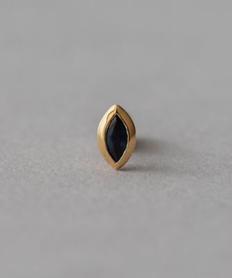 ［ピース］　Ｋ１８ＹＧ　ＳＶ９２５　ナチュラルストーン　ピアス