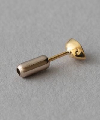 ［ピース］　Ｋ１８ＹＧ　ＳＶ９２５　ナチュラルストーン　ピアス