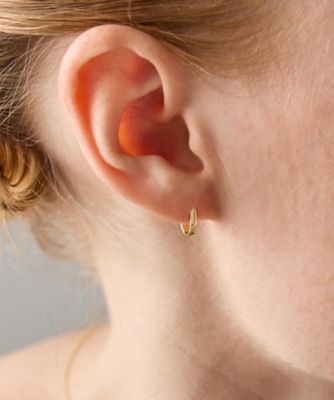 ルーセント］ K18YG シン ピアス | ete bijoux (Women)/エテ
