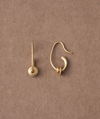 ＜ete bijoux (Women)＞［ヌーヴ］　Ｋ１８ＹＧ　オービットフープ　ピアス　／Ｏｒｉｇｉｎ