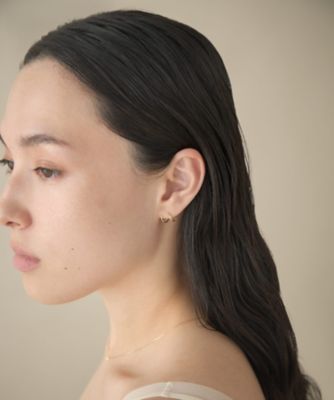 ヌーヴ］ K18YG オービットピアス ／M | ete bijoux (Women