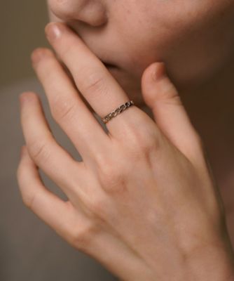 トーン］ K18RBG チェーン リング | ete bijoux (Women)/エテ 