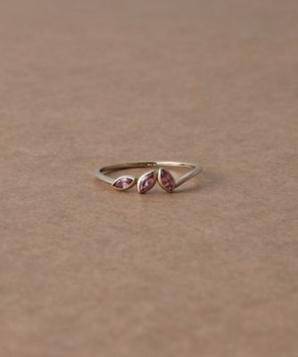 ＜ete bijoux (Women)＞［トーン］　Ｋ１８ＲＢＧ　マラヤガーネット　リング