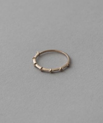 K18RBG トーン スクエア リング（リング）｜ete bijoux