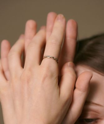 【新品】ete K18RG ブラウンダイヤモンド チェーンリング　11号 トーン］ K18RBG ブラウンダイヤモンド チェーン リング | ete