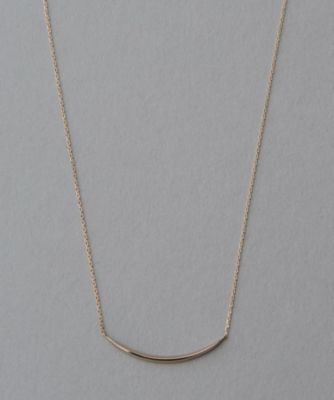 ＜ete bijoux (Women)＞Ｋ１８ＲＢＧ　レイヤー　カーヴィーライン　ネックレス