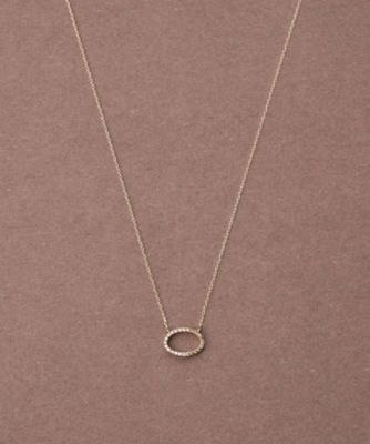 K18YG e＿Grain セミロング ネックレス | ete bijoux