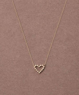レイヤード］ K18RBG ダイヤモンド ネックレス | ete bijoux