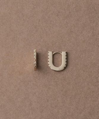 ete bijoux (Women)/エテ ビジュー K18RBG ダイヤモンド リバーシブル フープピアス