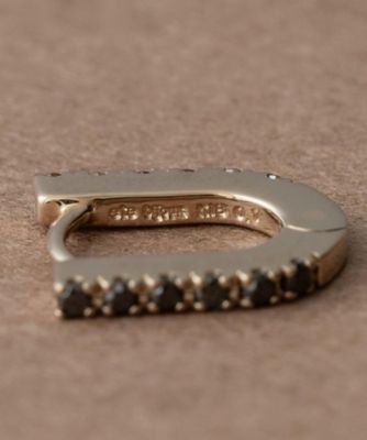 K18RBG ダイヤモンド リバーシブル フープピアス | ete