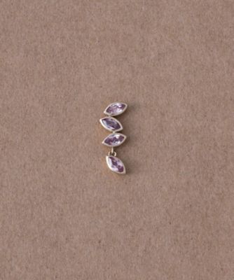 ete bijoux (Women)/エテ ビジュー [トーン] K18RBG マラヤガーネット ピアス ブラウン ピアス・イヤリング【三越伊勢丹/公式】