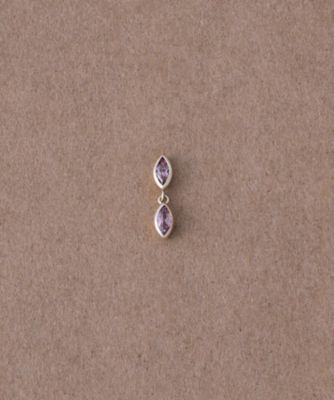 ete bijoux (Women)/エテ ビジュー [トーン] K18RBG マラヤガーネット ピアス ブラウン ピアス・イヤリング【三越伊勢丹/公式】