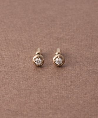 トーン］ K18RBG ダイヤモンド ピアス | ete bijoux (Women