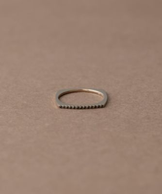 ［パーティクル］　Ｋ１８ＲＢＧ　ダイヤモンド　リバーシブル　リング