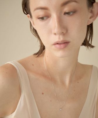 レイヤード］ PT900／850 ダイヤモンド ネックレス | ete