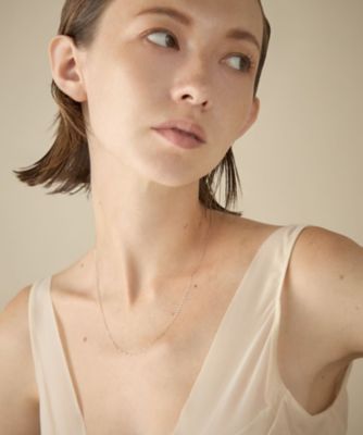 Pt850 ペタルチェーン ネックレス レイヤード］ PT850 ペタルチェーン ネックレス | ete bijoux