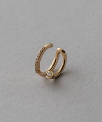 ete bijoux (Women)/エテ ビジュー K10YG ダイヤモンド ピークカフ