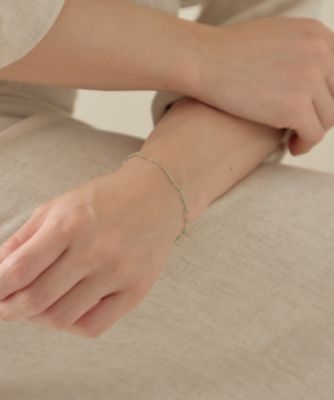 インナージャーニー］ K10YG エメラルド ブレスレット