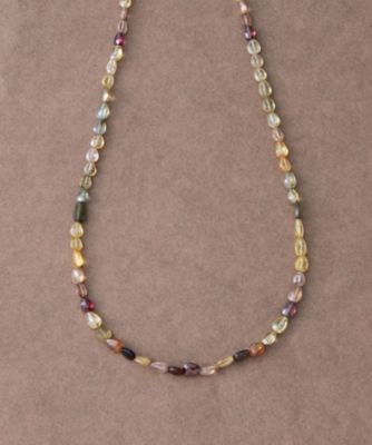 ＜ete bijoux (Women)＞［インナージャーニー］　Ｋ１０ＹＧ　マルチストーン　ネックレス