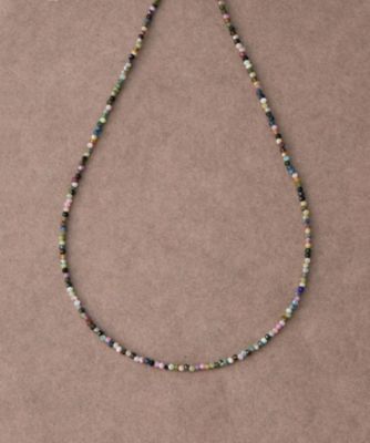 ＜ete bijoux (Women)＞［インナージャーニー］　Ｋ１０ＹＧ　マルチストーン　チョーカー