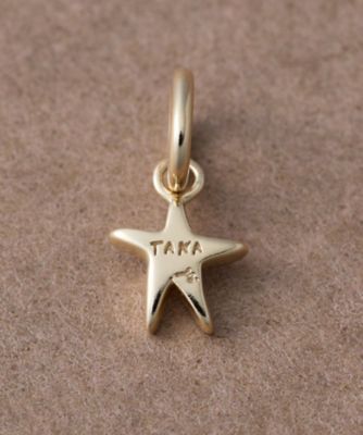 ete エテ K10YG フェザー 羽根 チャーム ダイヤモンド ete bijoux K10YG ダイヤモンド ネックレス | エテ ビジュー