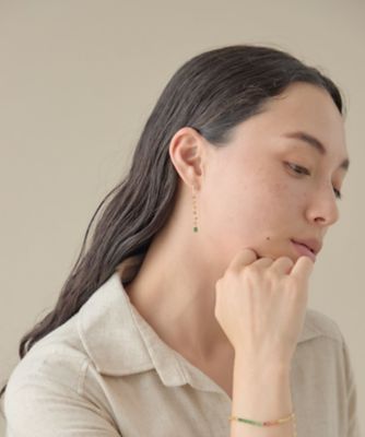 インナージャーニー］ K10YG サファイア／グリーン