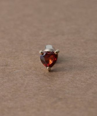 K10YG ガーネットピアス ピース］ K10YG ガーネット ピアス | ete bijoux (Women)/エテ