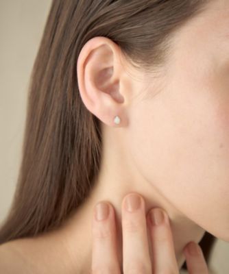 ピース］ K10YG オパール ピアス | ete bijoux (Women)/エテ
