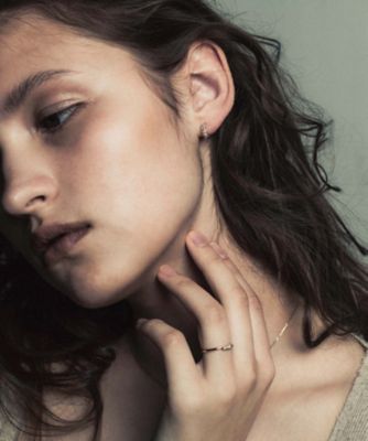 K10YG ハグイヤリング ドロップ-