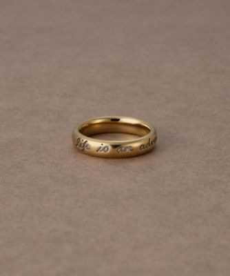 ライフイズアジャーニー］ メッセージリング | ete bijoux (Women