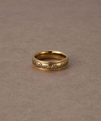 ＜ete bijoux (Women)＞［ライフイズアジャーニー］　メッセージリング