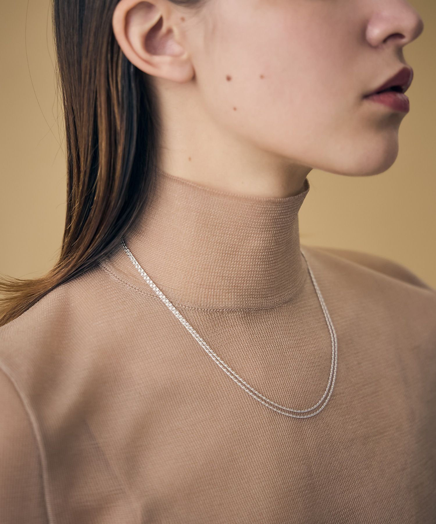 カーブチェーン ロング ネックレス | ete bijoux (Women)/エテ カーブチェーン ロング ネックレス | ete bijoux (Women)/エテ
