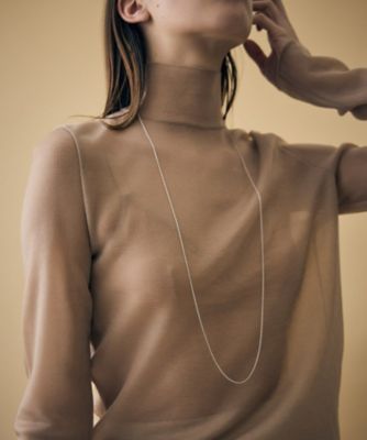 カーブチェーン ロング ネックレス | ete bijoux (Women)/エテ 