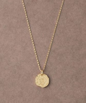 ＜ete bijoux (Women)＞［ライフイズアジャーニー］　ダイヤモンド　メダリング　ネックレス