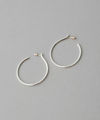 ete bijou リグロウ フープピアス S 　シルバー　専用箱　購入証明書有 リグロウ フープピアス S | ete bijoux (Women)/エテ ビジュー | 三越