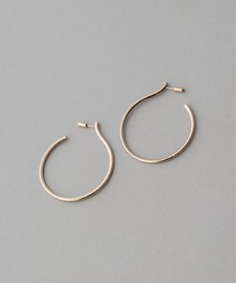 ete bijoux　リグロウ フープピアス Sサイズ　ロウブラウンゴールド リグロウ フープピアス S | ete bijoux (Women)/エテ ビジュー