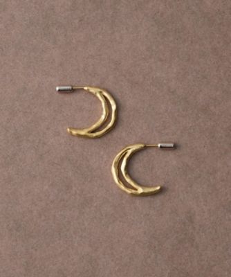 ete bijoux (Women)/エテ ビジュー [ライフイズアジャーニー] ムーン ピアス イエローゴールド ピアス・イヤリング【三越伊勢丹/公式】